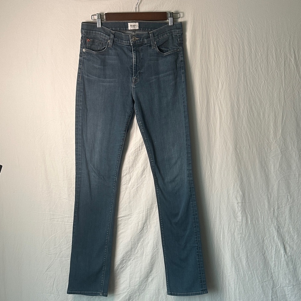 Hudson Jeans Dark and Light Blue Denim